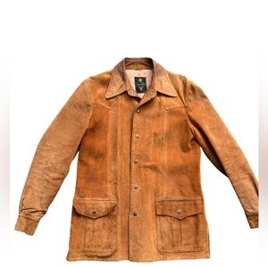 Jeno de paris by Montreal vintage suede leather jacket size 38.